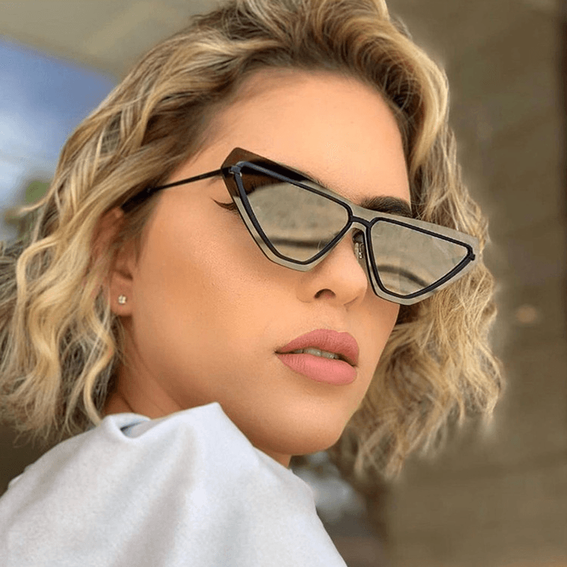 women's rimless one-piece sunglasses - MRSLM