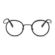 retro round flat mirror glasses, view 3 - MRSLM