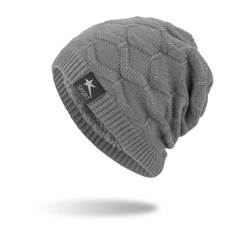 men's knitted wool cap, view 11 - MRSLM