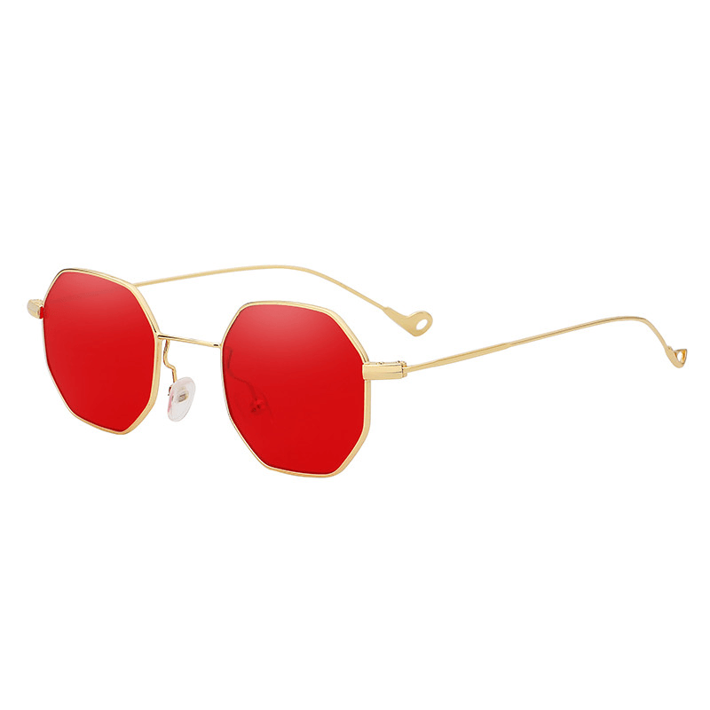 retro cat eye metal sunglasses, view 5 - MRSLM