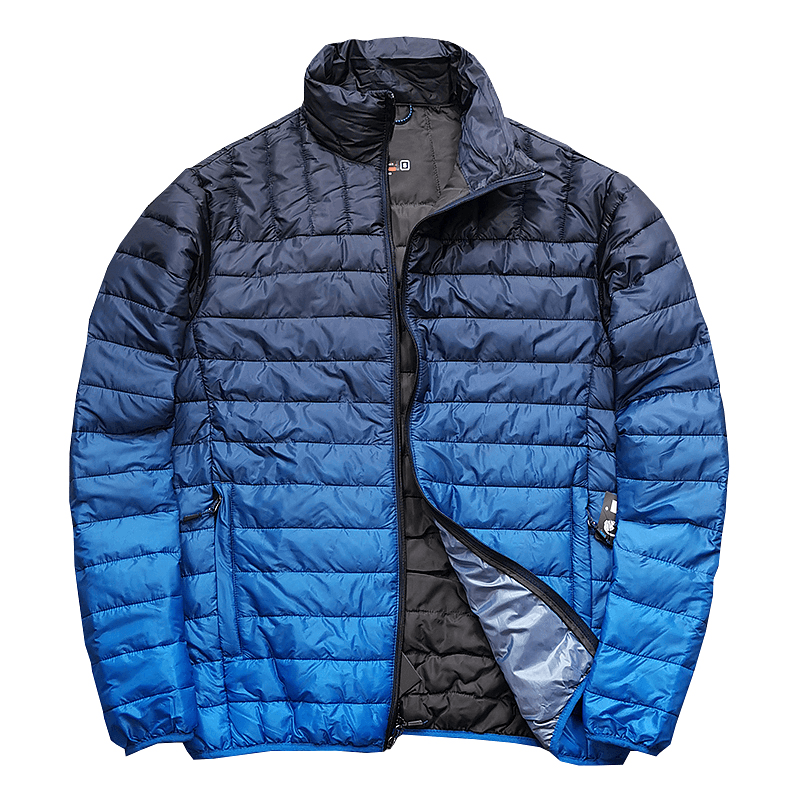 Men's stand-collar padded jacket, view 2 - MRSLM