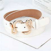 snake buckle PU belt, view 3 - MRSLM