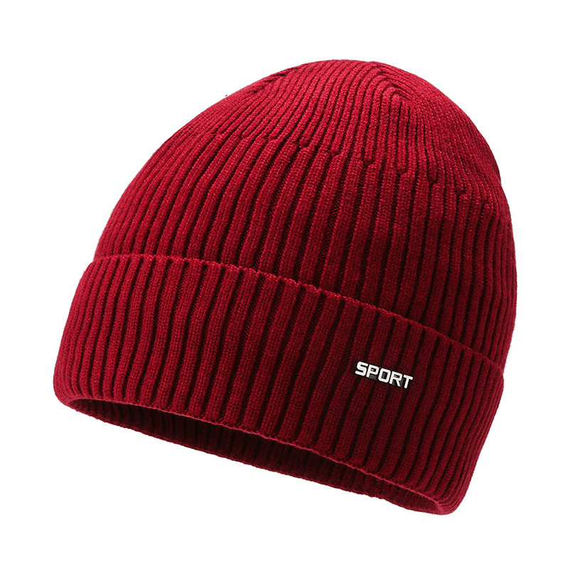 winter warm acrylic knitted hat, view 9 - MRSLM
