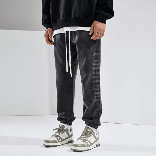 Trendy Brand Side Letter Printed Casual Pants Trend - MRSLM