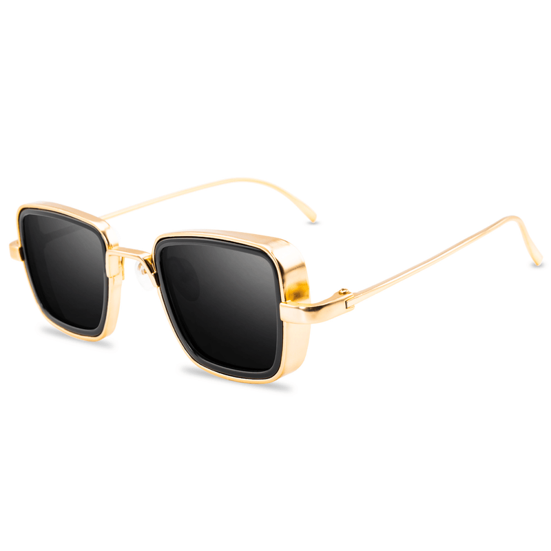 Men's retro metal frame sunglasses, view 7 - MRSLM