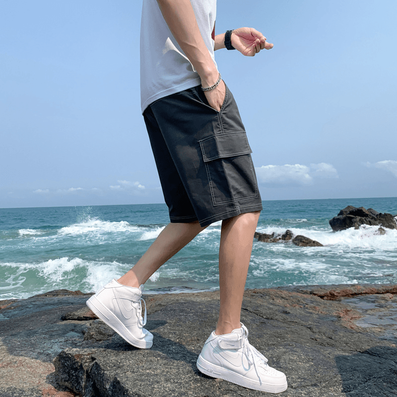 men's loose work shorts, view 2 - MRSLM