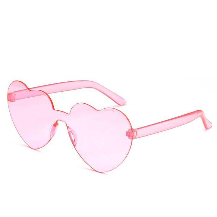 Peach Heart Frameless PC One-Piece Ocean Piece Cross-Border Sunglasses - MRSLM