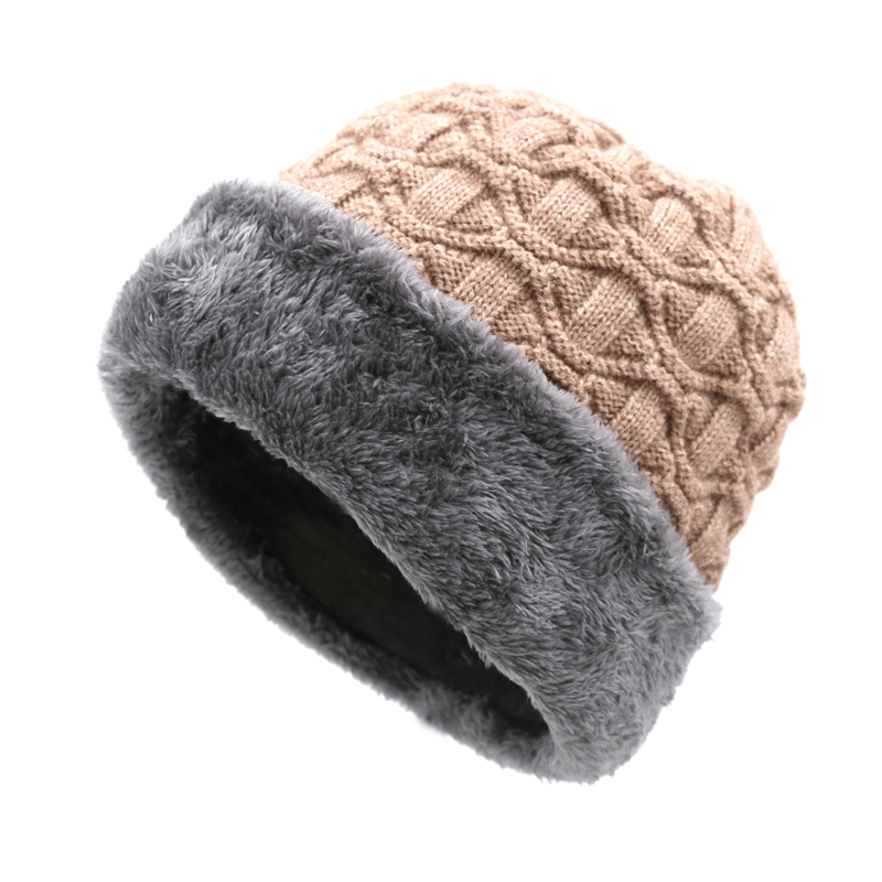 knitted winter hat, view 3 - MRSLM