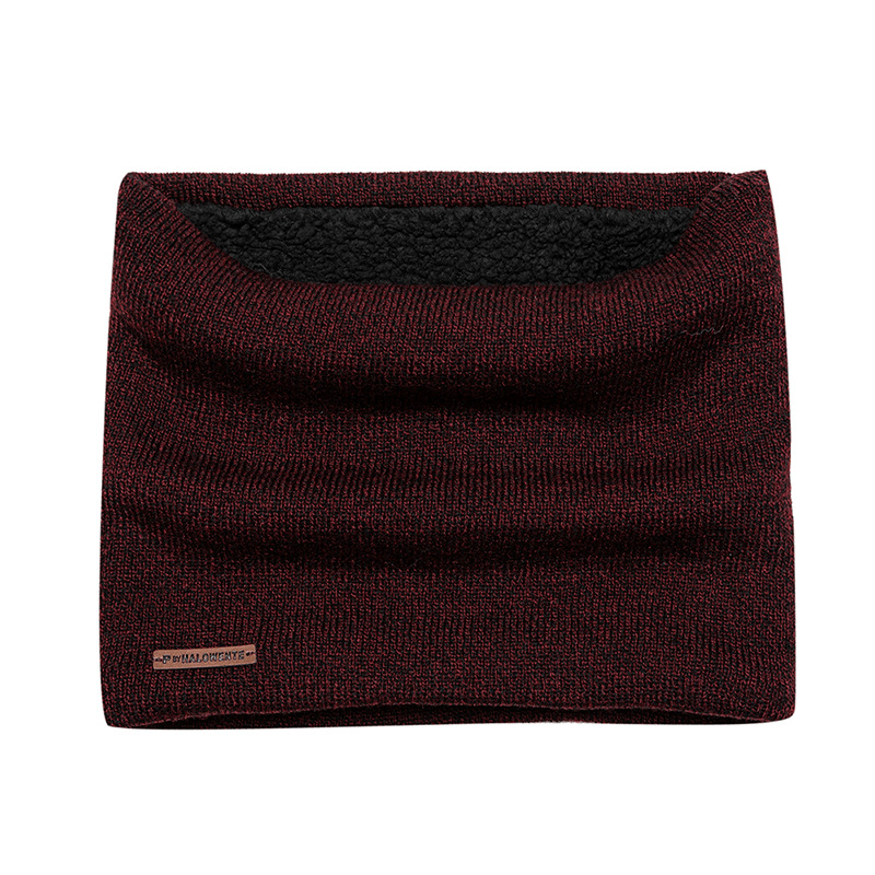 men's knitted pullover scarf, view 4 - MRSLM