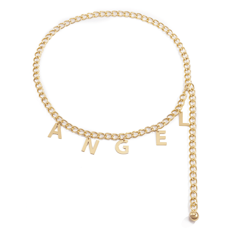 women's metal tassel waist chain - MRSLM