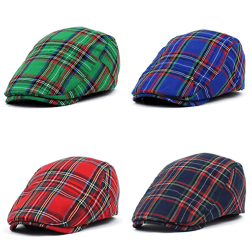 women's plaid painter hat - MRSLM