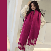 solid color windproof shawl scarf, view 6 - MRSLM