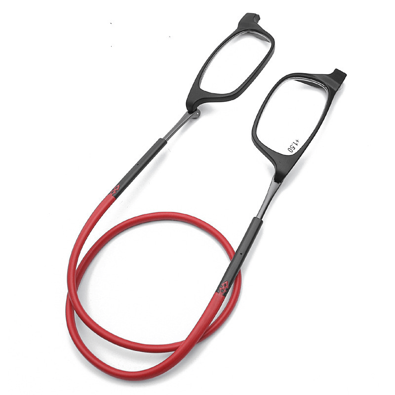 magnetic hanging neck reading glasses, view 7 - MRSLM