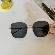 Large square metal frame sunglasses, view 4 - MRSLM