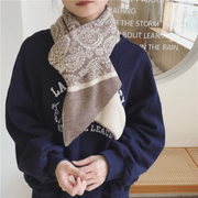 Cashew flower knit scarf, view 5 - MRSLM