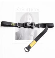 magnetic buckle canvas belt, view 4 - MRSLM