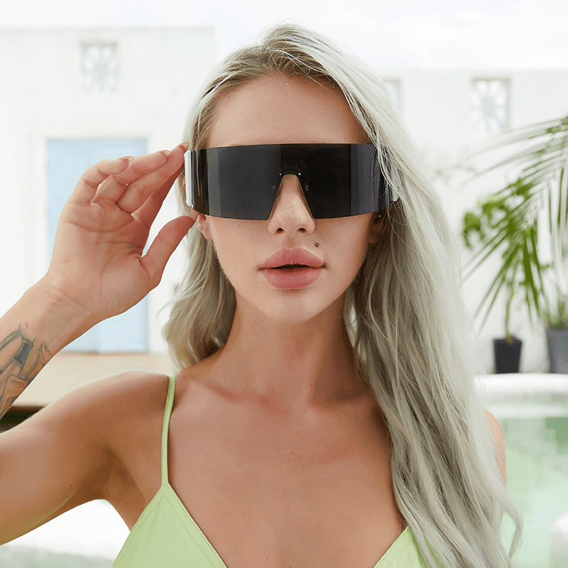 One-piece cycling sunglasses, view 8 - MRSLM
