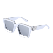 diamond-studded big square sunglasses, view 18 - MRSLM
