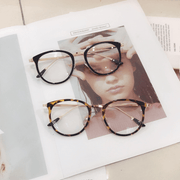 round metal flat glasses frame - MRSLM