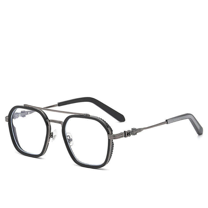 retro polygon glasses frame, view 6 - MRSLM