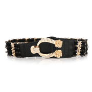 ladies elastic rhinestone belt, view 3 - MRSLM