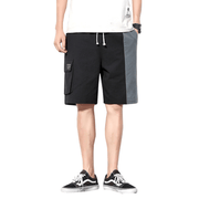 men's cotton linen casual shorts, view 5 - MRSLM