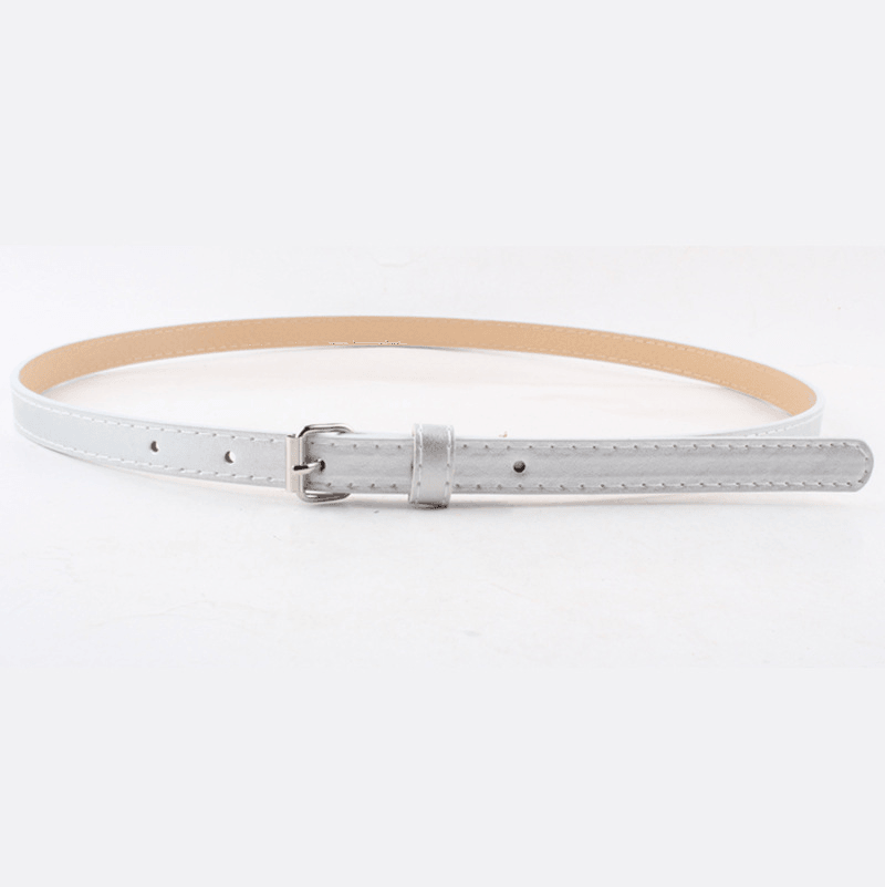 Thin Belt Fashion Belt Small Steel Buckle Belt - MRSLM