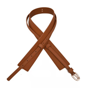 women's faux leather waist belt, view 3 - MRSLM