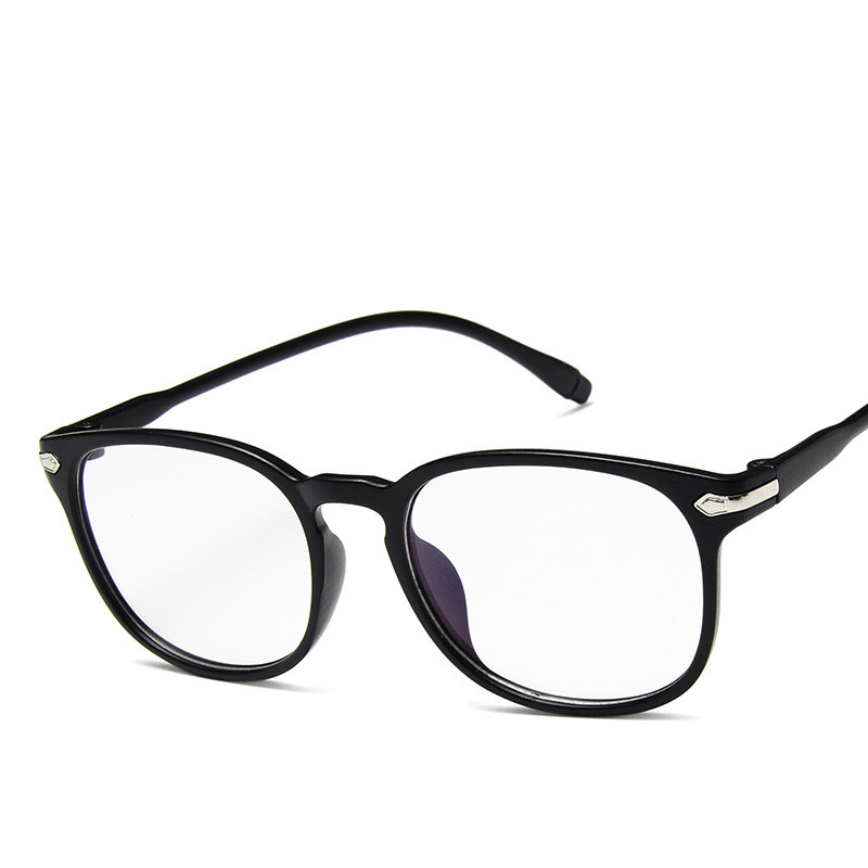 Glasses Frame Transparent Color Light and Comfortable Glasses Frame Men'S and Women'S Flat Mirror - MRSLM