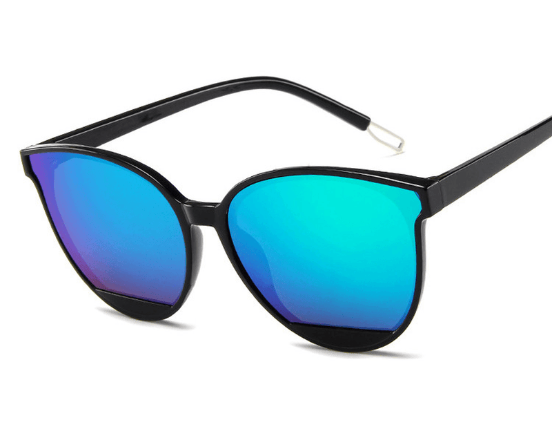 Women's round frame retro sunglasses, view 5 - MRSLM