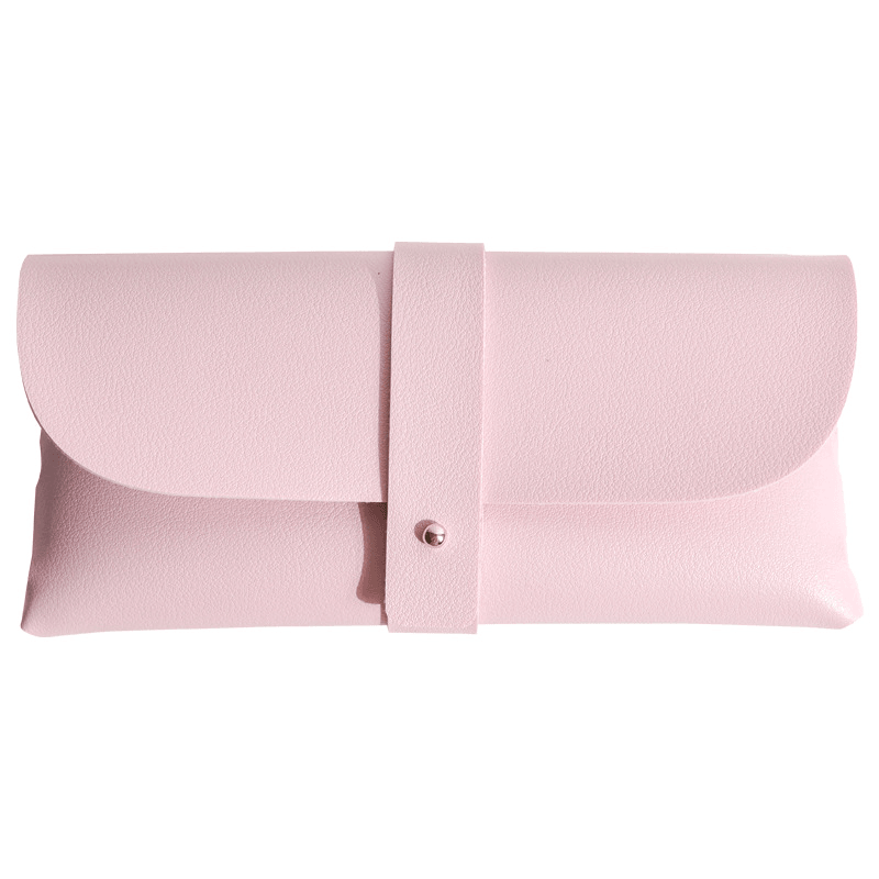 Soft faux leather glasses case, view 4 - MRSLM