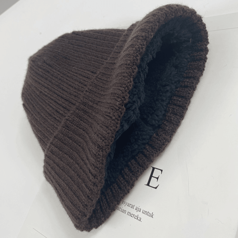 knitted scarf, hat and gloves three-piece set, view 6 - MRSLM