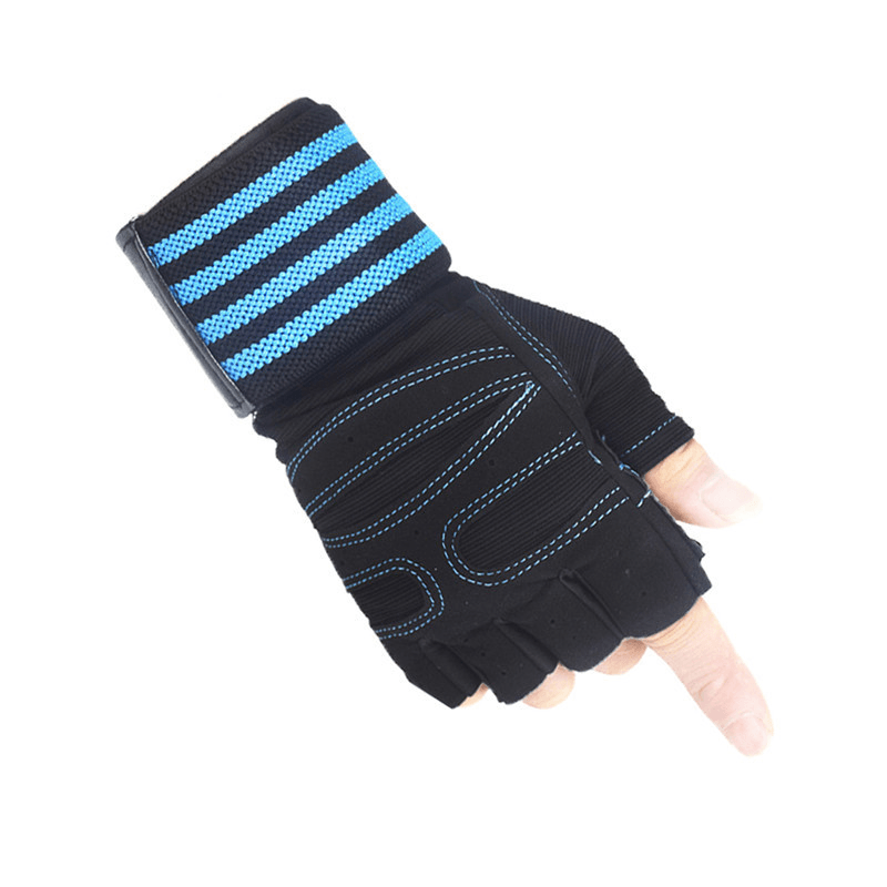 Half-finger compression gym gloves, view 4 - MRSLM