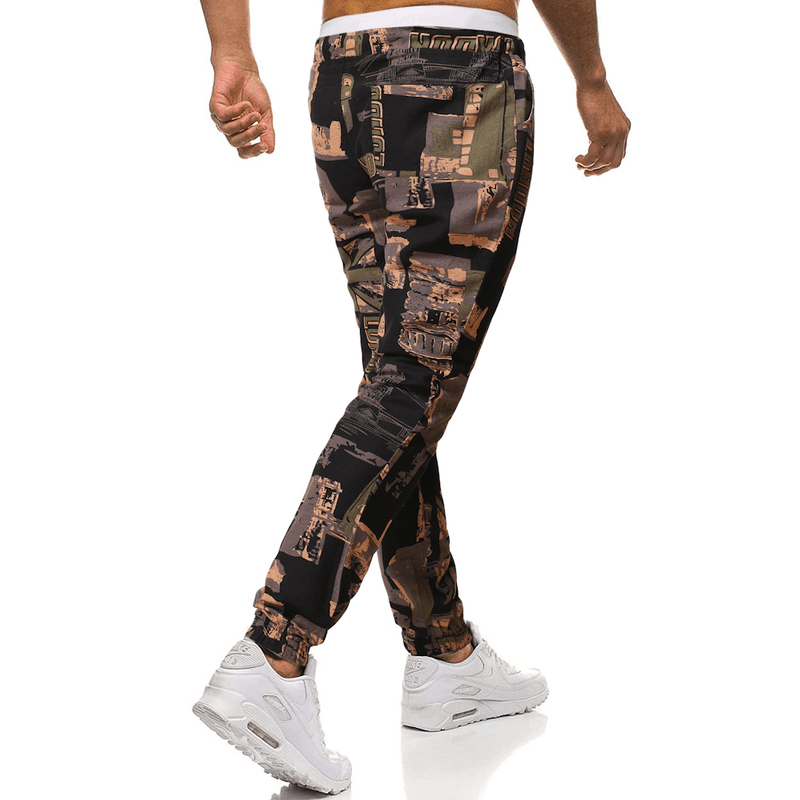 Trendy Retro Ethnic Style Cotton and Linen plus Size Casual Harem Pants - MRSLM