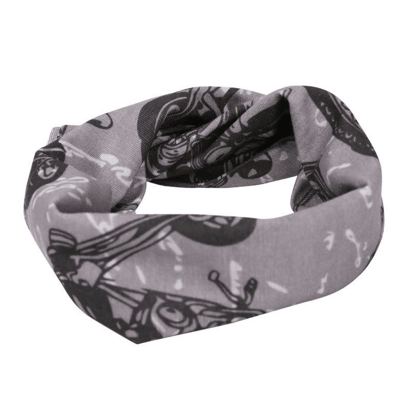 outdoor riding printed face towel, view 2 - MRSLM