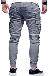 men's slim sports overalls, view 4 - MRSLM