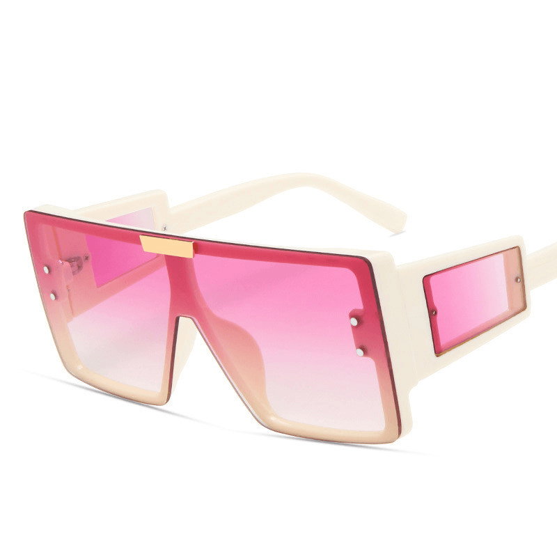 Large square one-piece sunglasses, view 7 - MRSLM