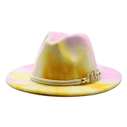 tie-dye felt jazz hat, view 2 - MRSLM