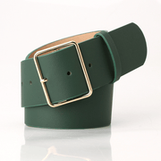 Women's wide belt with square pin buckle - MRSLM
