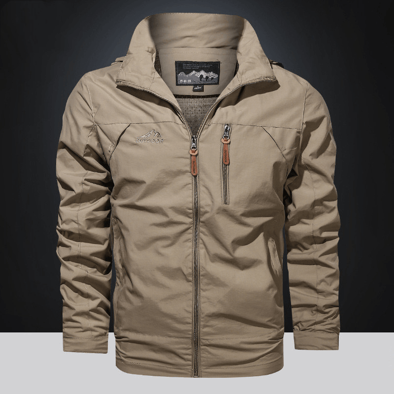 windproof casual hooded jacket, view 4 - MRSLM