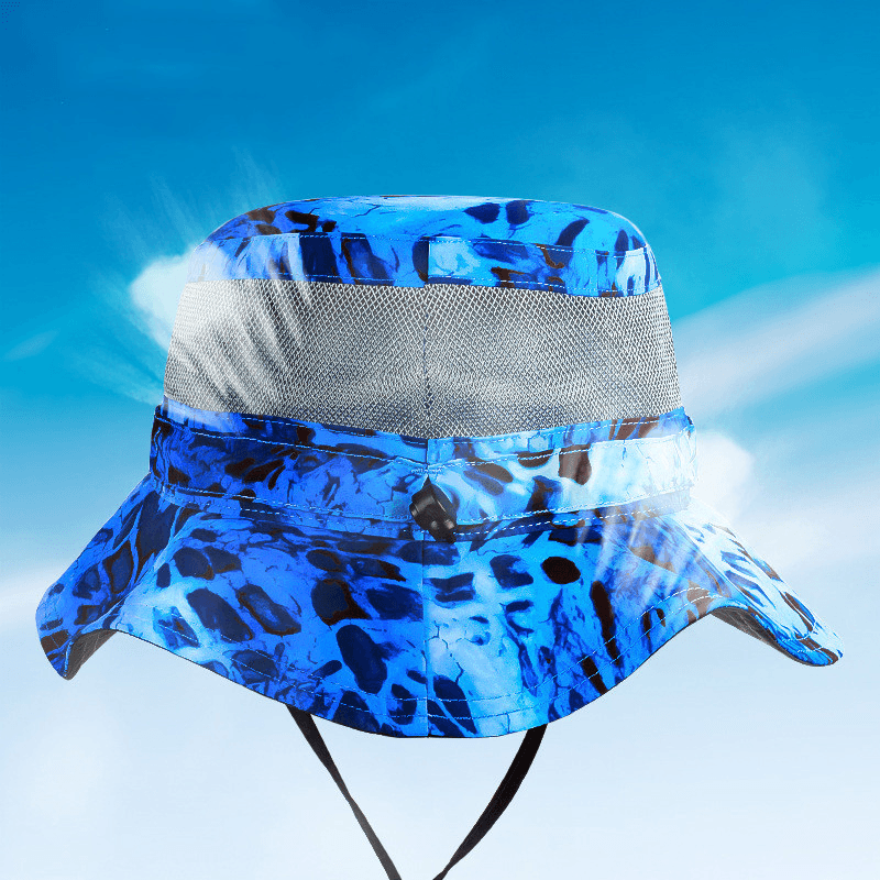 sun visor face cover cap, view 3 - MRSLM