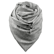 Padded warm printed shawl scarf, view 10 - MRSLM