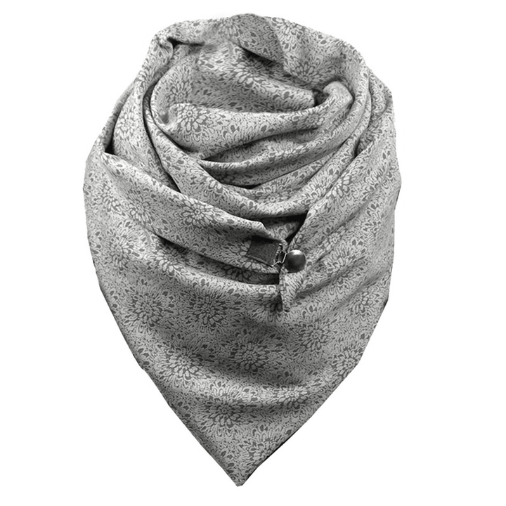 Padded Warm Shawl Printed Bib Scarf - MRSLM