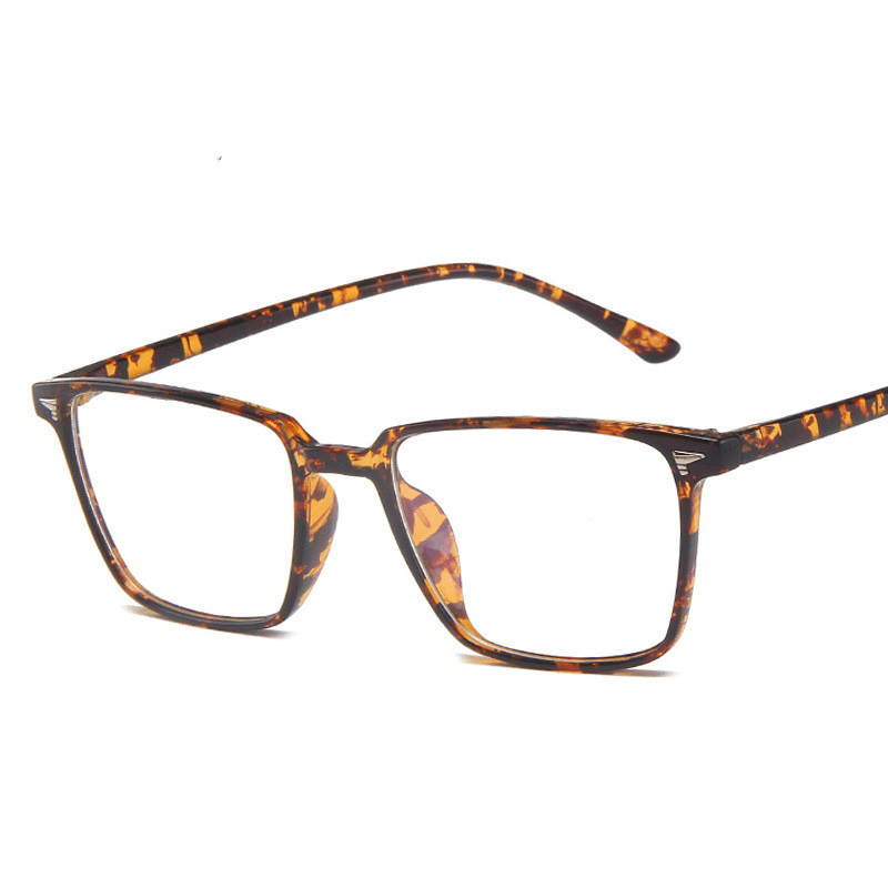 unisex flat mirror fashion glasses frame, view 8 - MRSLM