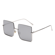half-rim square sunglasses, view 6 - MRSLM