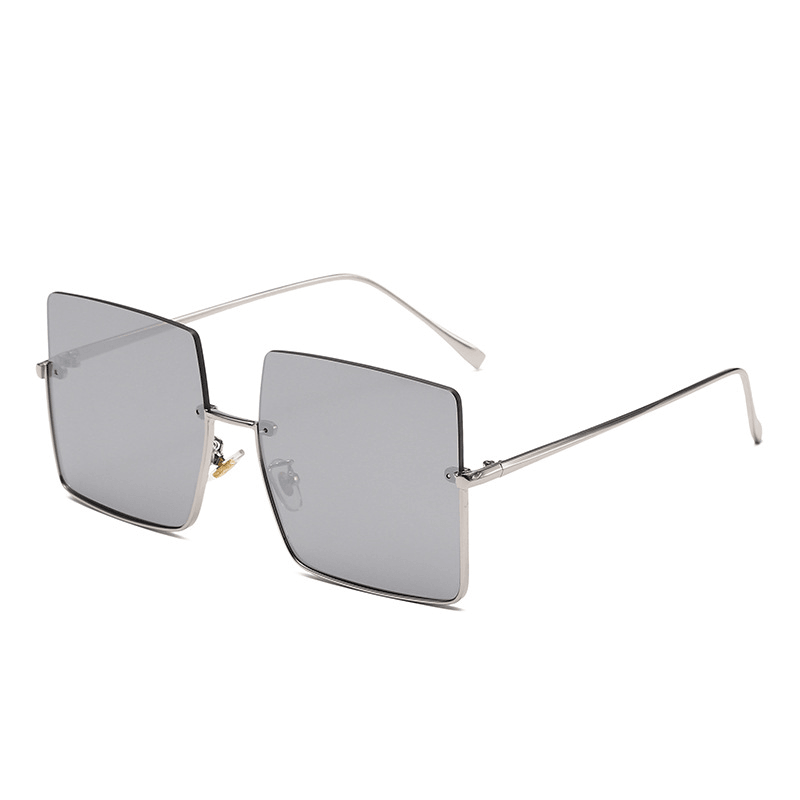 half-rim square sunglasses, view 6 - MRSLM
