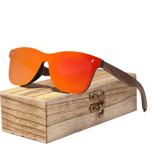 walnut wood sunglasses - MRSLM