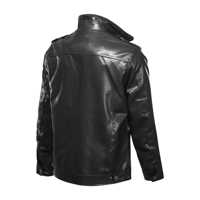 men's stand collar jacket, view 2 - MRSLM
