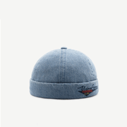 washed denim melon cap, view 5 - MRSLM