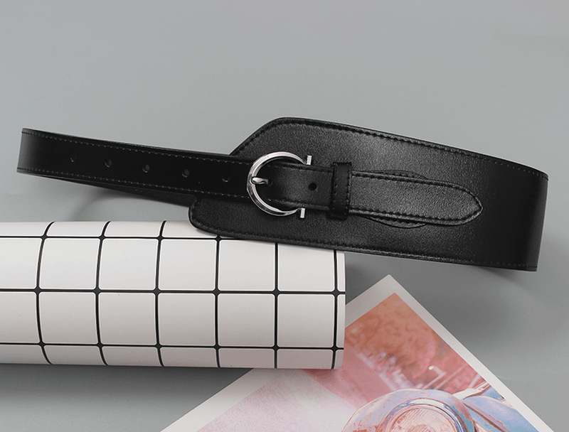 Women's retro cowhide waist belt, view 6 - MRSLM
